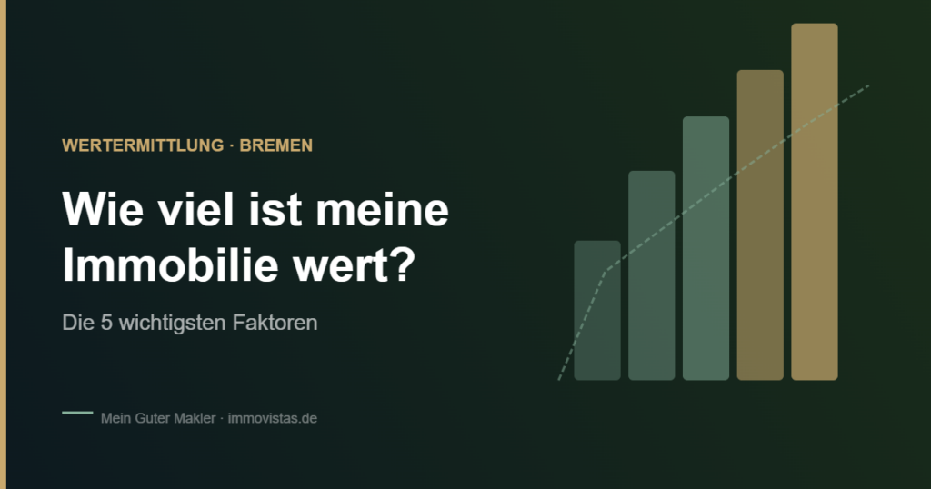 Wie viel ist meine Immobilie in Bremen wert? Die 5 wichtigsten Faktoren